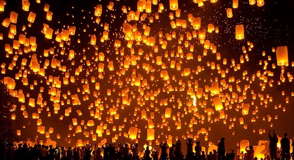 Chiang Mai New Year Countdown Sky Lanterns Festival 2020 @ Lanna Resort Chiang Mai Local Tours